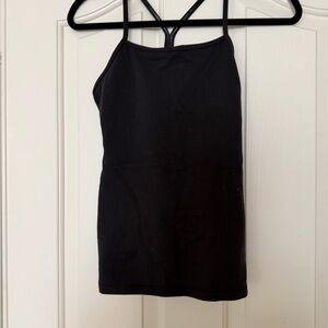lululemon athletica Black Strappy Tank Top